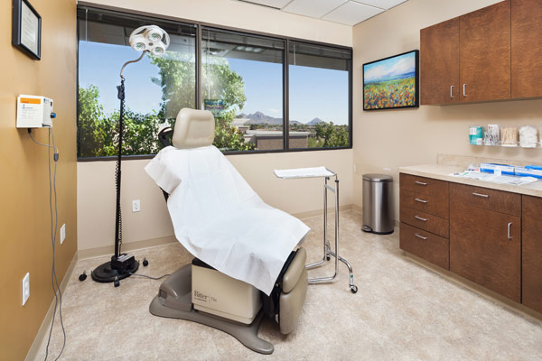 Arizona Dermatology Phoenix Location Exam Room