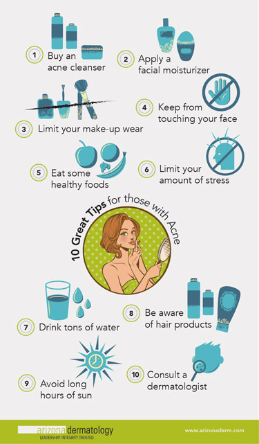 10 Acne Tips for Clear Skin | Arizona Dermatology