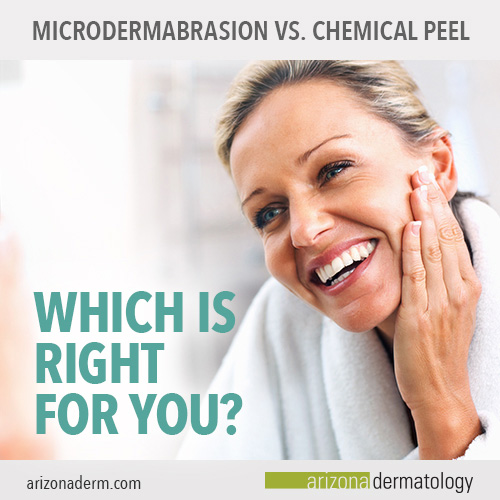 Microdermabrasion vs. Chemical peels